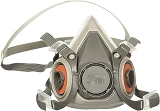 3M 50051131070252 Half Face Piece Respirators 6000 Series, Reusable