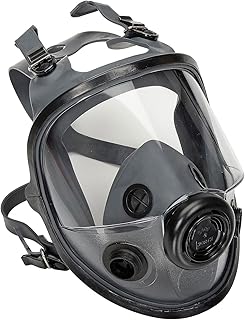 North by Honeywell 54001 5400 Series Low Maintenance Full Facepiece Respirators, Medium/Large