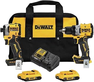 DEWALT - DCK2051D2 20V MAX XR Brushless Lithium-Ion 1/2 in. Cordless Drill Driver and Impact Driver Combo Kit with (2) Batteries