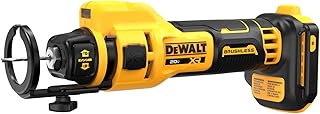 DEWALT 20V MAX XR Drywall Cutting Tool Combo Kit, Cut Out Tool, Drywall Screwgun, Impact Driver, with Batteries, Charger, and Collets Included, 5.0Ah (DCK303P2)