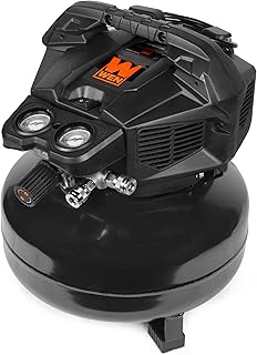 WEN Air Compressor, 6-Gallon, Oil-Free, Pancake Style (AP6092)