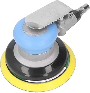 Air Random Orbital Sander, 12000RPM Pneumatic Palm Sander 5 Inches Random Sander Pneumatic Sanding Machine Palm Grinder for Wood Metal Car Sander, Depisutagb3zdo2aci