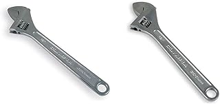 Olympia Tools 18" & 12" Adjustable Wrench Set - Drop Forged Steel, Chrome Plated, Precision Machined Jaws
