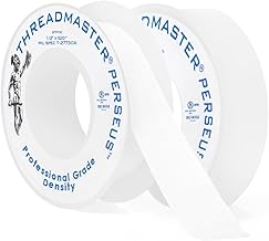 Professional Grade Plumbers Tape - high Density, Thread sealant Teflon Tape, 1/2 Inch X 520" Inches - Pack of 2