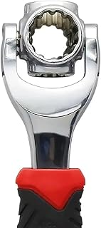 generic Spanner Socket Wrench, Chrome Steel, Multi-function Wrench Tool, 360 Degree Rotating Head, Spanner Tool for Home and Car Repair, EZ5128
