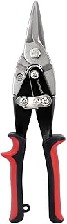 Aviation Tin Snips, 10 Inch Heavy Duty Metal Cutters for Cutting Metal Sheet, Straight Cut Metal Snips (Cr-V Material), for Installation of Chicken Coops, Gutters, Gardens, Interior Decoration