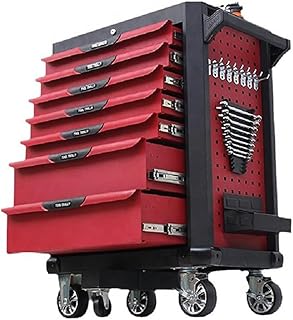 7-Drawer Rolling Tool Chest, Heavy Duty Storage Tool Box with Wheels and Drawers, Toolbox with Lock for Workshop Mechanics Garage