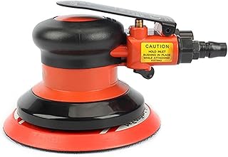 5 Inch Pneumatic Air Sander Polisher Tool 125MM Polishing Random Orbital Palm Machine Grinder For Car Paint Care Rust Removal for Woodworking(Air Sander)