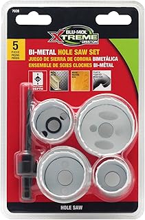 BluMole Extreme Bi-Metal Holesaw Kit 5pc