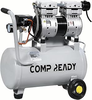 6 Gallon Portable Air Compressor 1HP 2.5 CFM@90PSI 60dB Ultra Quiet Oil Free Air Compressor Ideal for Tire Inflation Pneumatic Tool Spray Painting