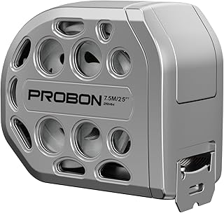 25FT Stainless Steel Measuring Tape, Anti Rust,Strong Magnetism on The Bottom,Hollow Design, Gift Tape,Portable self-Locking Tape Measure for Household Woodworking