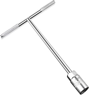 Stainless Steel Adjustable Spanner，Jaw Adjustable Wrenches，1pc 6mm~15mm T-bar Socket Spanner Socket Wrench Nut Spinner, Chrome Vanadium Tools(8mm)