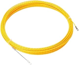 Fish Tape Dia.3/4/5mm Cable Puller Fish Tape Reel Wire Puller Metal Fiberglass Lead Device Construction Telecom Electrician Conduit Tool(40m,Dia.3mm)