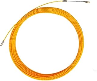 Fish Tape Cable Puller Fish Tape Reel Puller Fiberglass Metal Wall Wire Conduit For Telecom Electrical Wall Wire Conduit Tool Dia.3/4/5mm(20M,5mm)