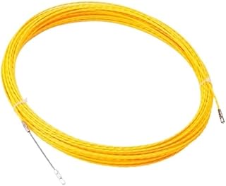 Fish Tape 3/4/5mm 10-50M Cable Puller Fish Tape Reel Puller Fiberglass Metal Wall Wire Conduit Telecom Electrical Wall Wire Conduit Tool(40M,3mm)