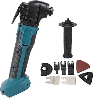 Oscillating Multi Tool Kit Lithium Battery Operated, Adjustable Speed 6000-20000RPM - Powerful Cordless Cutter for Wood Cutting, DIY, and Professional Use
