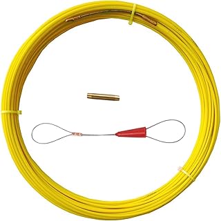 Fiberglass Fish Tape Duct Rodder 3mm x 15m Yellow