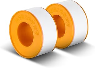 Teflon Tape-2pack Plumber Tape for Pipe Joints - Leak-Proof Pipe Sealant Tape with High Temperature Resistance, Durable for Shower, Faucet, Hose, Sink Drain, Triangle Valve
