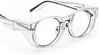 LianSan Safety Glasses Over Eyeglasses for Men Women with Anti Fog Lenses,Goggles Fit Over Eyewear ANSI Z87.1