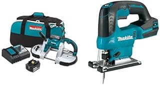 Makita XBP02TX 18V LXT® Portable Band Saw Kit with bonus XVJ04Z 18V LXT® Brushless Jig Saw