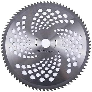 3 Piece Weeder Blade, 10 inch (Approx. 25.4 cm) Carbide Tipped Brush Cutter Blade for Weeder, Circular Saw Blade Brush(80T)
