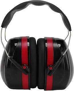 Garosa Noise Reduction Ear Muffs, 27dB NRR Hearing Protection with Adjustable Headband Rotating Ear Cups for Range Construction Lawn Mowing Sports Events