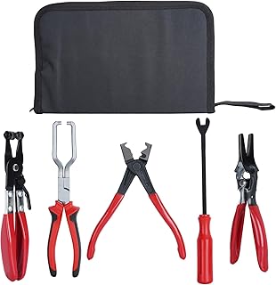 Hose Pliers - Heavy Duty Hand Tools,5 Set Hose Clamp Pliers,for Truck SUV Scooter Sedan Pickup