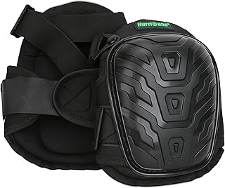 HURRICANE Professional Knee Pads for Men & Women-Heavy Duty Gel & Foam Cushion with Adjustable Straps for Work,Construction, Gardening, Flooring,Welding,Plumbers, Electricians