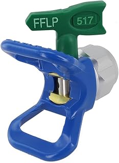 Minhe Airless Sprayer Nozzle for LP 517 Low Pressure 78 Nozzle Guard Consistent Spray Pattern Double Lifespan Steel Blue Green Fits Most Sprayers Home Paint Jobs