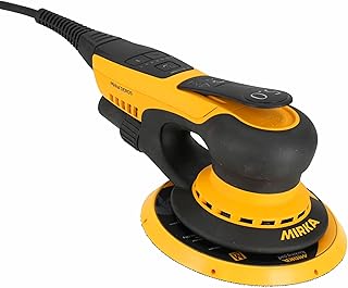 Mirka DEROS II 550 Dust-Free Sander, 5 Inch Hook & Loop - 5.0mm Orbit Random Orbital Sander – 110V Electric Power Tool for Woodworking, Drywall, Automotive Car & Wood Sanding