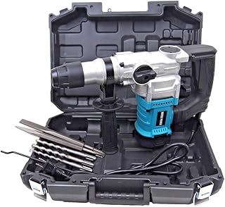 1500W SDS Plus Rotary Hammer Drill, 3-in-1 Drill/Hammer/Hammer Drill, 1" Concrete Drill Capacity, Includes Case & 5 SDS Plus Bits (VP10311A)