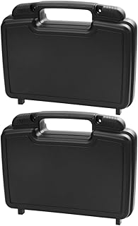 Homoyoyo Portable Tool Box with Handle and Screw Storage Organizer, 2pcs Compact Tool Caddy Storage Bins for Home and Garage, Multifunctional Hardware Parts Case 260x180x75mm