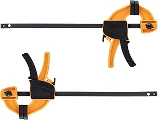 4PCS 6inch Mini Bar Clamps For Woodworking One-Handed Clamp/Spreader Wood Set Light-Duty Quick-Change F For Work