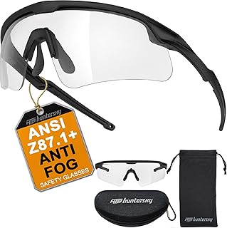 Eye Protection Anti Fog Sport Safety Glasses for Women Men Running Cycling Riding Pickleball Range S54