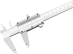 Micrometer LCD Digital, Carbon Steel Vernier Caliper 0-150mm 0-200mm 0-300mm Locking Screw Vernier Caliper Stainless Steel,Calipers Measuring Tool,1-0-300mm