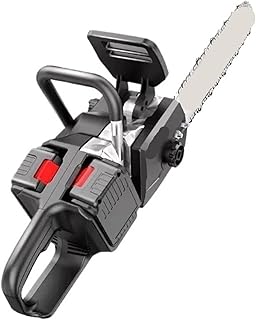 Reciprocating Saw, Brushless Lithium Electric Chainsaw Outdoor Small Handheld Saw Firewood Chain Hand Logging(16inch with machine)