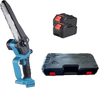 Reciprocating Saw, Brushless 8 Inch Electric Pruning Saw Chainsaw Reable Woodworking Electirc Tool(Two capacity)