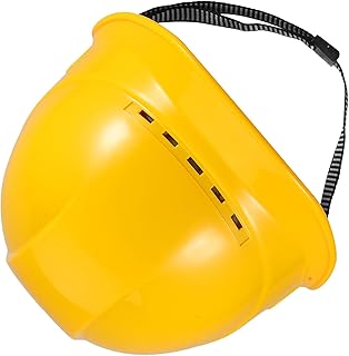Safety Helmet Hard Hat for Construction Men and Women, Vented Abs Material Protective Headgear, Yellow Outdoor Work Hat for Electrical and Building Sites