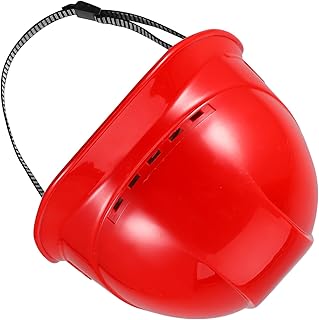 SECFOU Safety Helmet Vented Hard Hat for Outdoor Construction Work, Red Abs Thickened Work Helmet with Ventilation, Men’s Protective Headgear for Electrical and Industrial Sites