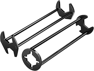 Multifunctional Sink Wrench Faucet Tool, Under Basin Sink Faucet Wrench, 360° Rotating Universal Plumber Wrenches, Under Basin Sink Faucet Wrench Tight Spaces for Kitchen and Bathroom (A+B)