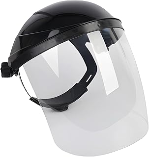 4 Pcs Face Shields For Welding, Transparent Full Face Coverage, Grinding And Cutting, 11.4 X 10.6 X 7.5 In