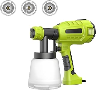 Electric Paint Sprayer, 800 Ml Capacity, Stepless Speed Control, 360° Rotation, 3 Nozzles Included, Complete Kit
