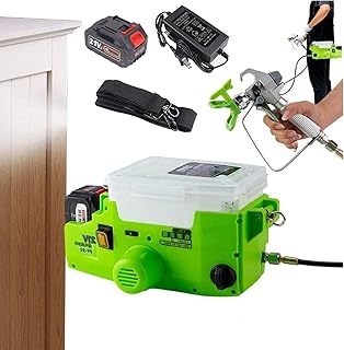 15mpa High Voltage Paint Sprayer for Furniture, 500w Portable Backpack Cordless Paint Sprayer, with 1.7l Airless Paint Sprayer Machine (1Battery)