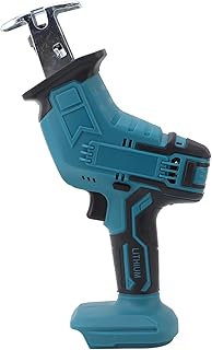 Cordless Reciprocating Saw 21V Brushless Motor Lightweight Compact Design - Powerful Fast Cuts, LED Light, Safety Lock for Wood Metal PVC Cutting