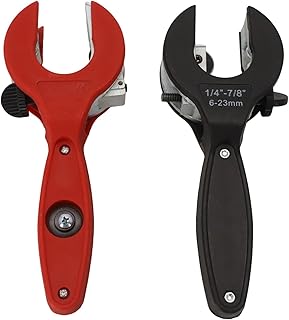 2pcs Ratchet Tube Pipe Cutter for Stainless Steel, Copper, and Aluminium For Cutting 8~29mm and 623mm for Efficient Work in Tight Spaces (B)