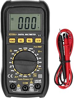 Digital Multimeter, AC DC Voltage Current Meter with LCD Backlight, Multi Function NCV Tester - Automatic Range, Durable ABS Shell, Ideal for Electricians and Technicians