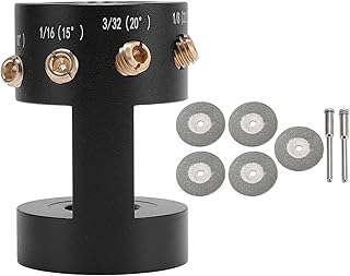 TIG Tungsten Sharpener Head Tool, Aluminum Alloy with 4 Brass Guide Screws, Multi Angle Adjustment - Precise Electrode Grinding, Lightweight Durable, Ideal for TIG Welding