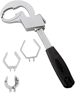 Universal Adjustable Faucet Wrench Double-ended Basin Wrench for Tight Spaces Kitchen Bathroom Repair Tool