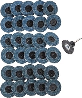 Flap Disc Sanding Wheels Abrasive Grinding Discs with Pad Holder 31pcs Set for Angle Grinder Metal Polishing and Surface Preparation