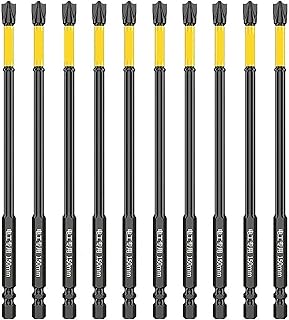 2/3/5pcs Cross Screwdriver Set Batch Head Magnetic Impact Screw Driver Bit 65/110/150mm Nut Driver Bits(10pcs 150mm)